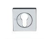 Euro Profile Square Escutcheon - Polished Chrome