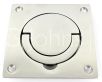Flush Fitting Pull Out Ring Handle - Squash Court Style Door Handle - Satin Stainless Steel