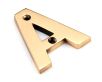 Heavy Simple Letters - Polished Bronze
