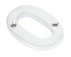 Heavy Simple Face Fix Numbers - 78mm High - Screw Fix - Satin Chrome