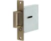 Pocket Door Pop Out Edge Pull - Spring Loaded - 88mm Case Depth - Antique Brass (Lacquered)