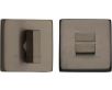 Square Turn & Emergency Release Cylinder Set - Matt Bronze