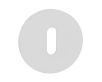 Standard Profile Escutcheon - Slim Rose - White - Pair