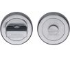 Turn & Release On Round Rose - Satin Chrome