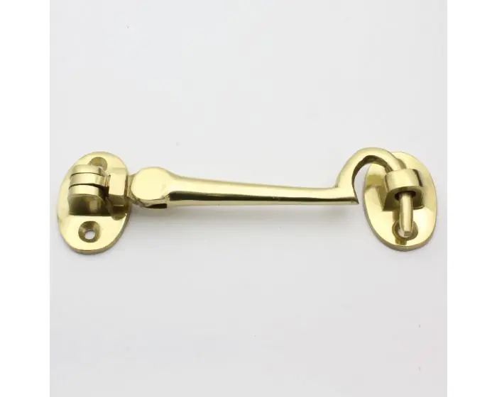 Cabin Hook Polished Brass (Lacquered) G Johns Sons