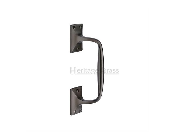 Cranked Pull Handle Matt Bronze (Lacquered) G Johns & Sons