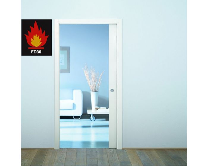 Eclisse Fire Rated Sliding Pocket Door System Single Fire Door Fd30 Kit To Suit 100mm Wall Thickness G Johns Sons