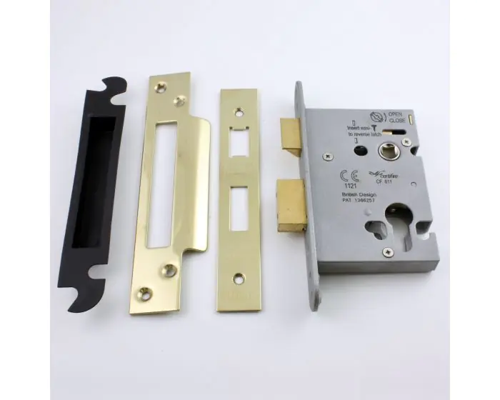 Architectural Quality Euro Profile Mortice Sash Lock Case - CE  