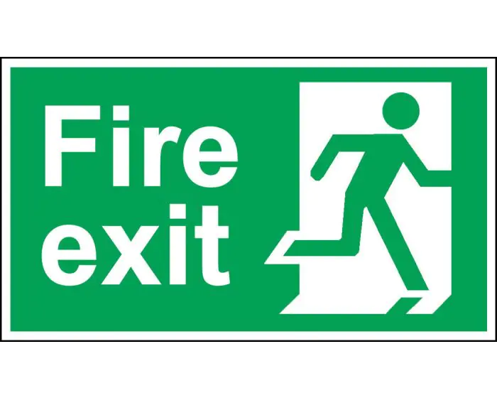 Green exit sign discount