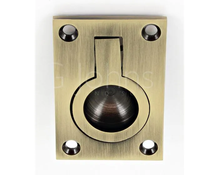 Flush discount ring pull