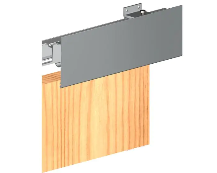 Pelmet Cover Plate To Suit Sliding Door Gear Tracks For Timber Doors 2000mm X 87mm Saa Aluminium G Johns Sons Pelmet Cover Plate To Suit Sliding Door, Track Cover Sliding Door