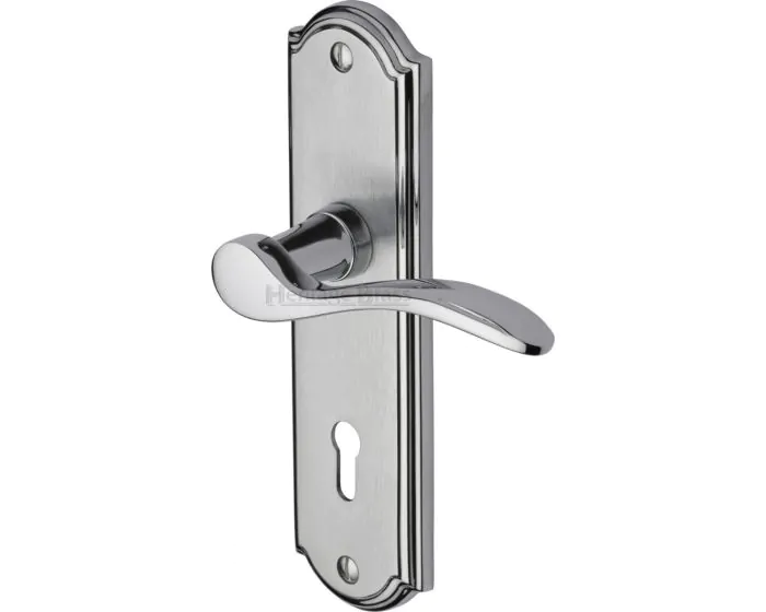 Chrome door handle clearance with lock