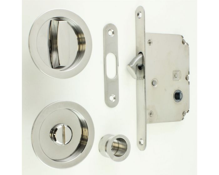 Bathroom Hook Lock For Sliding Pocket Doors - With Turn And Release ...