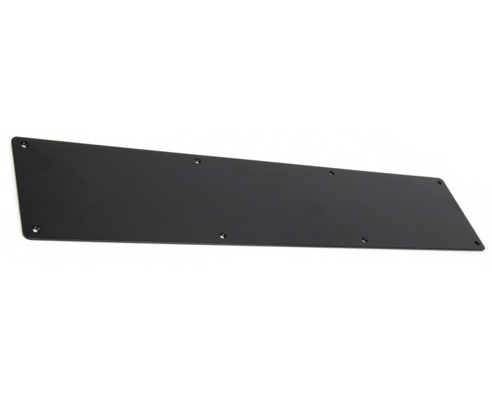 Matt Black Kick Plates & Door Protection Plates - 150mm High | G Johns