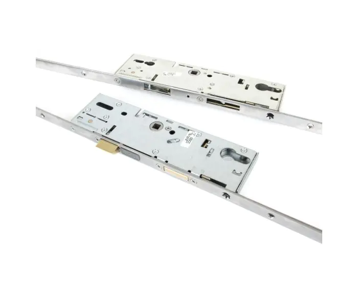 Wood door lock set discount
