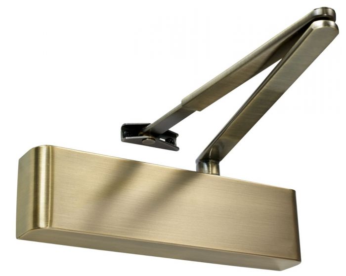 Slimline Overhead Door Closer With Backcheck CE Marked / UKCA Marked Fire Rated Certifire