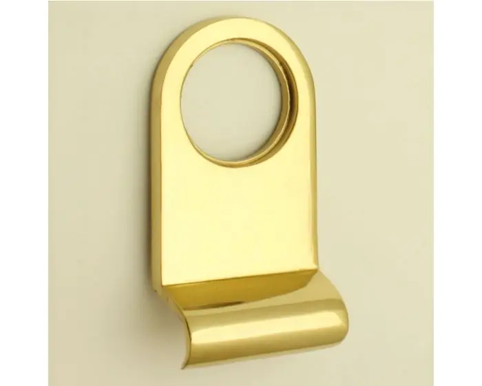 Door Rim Cylinder Pull To Fit Yale Lock Chrome/Brass/Satin Handle Ring Surround 