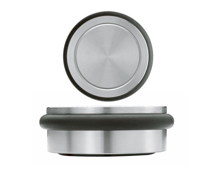 Small Free Standing Portable Door Weight / Door Stop From Satin