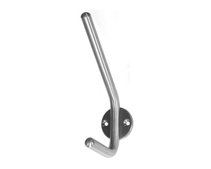 Hat & Coat Hook Satin Stainless Steel G Johns & Sons