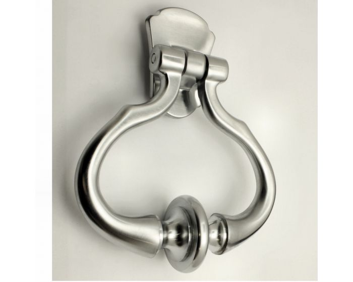 Diplomat Large Heavy Quality Front Door Knocker Satin Chrome G Johns Sons Diplomat Large Heavy Quality Front Door Knocker Satin Chrome G Johns Sons