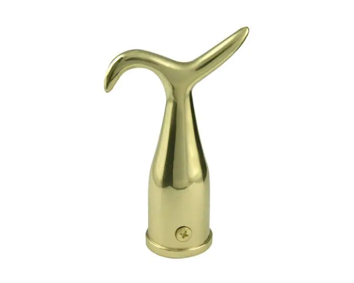 Pole Hook For Fanlight Window Catches - Polished Brass (Lacquered)