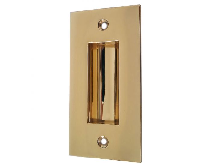 Rectangular Shape Inset Flush Handle For Sliding Doors - 100mm x 52mm ...