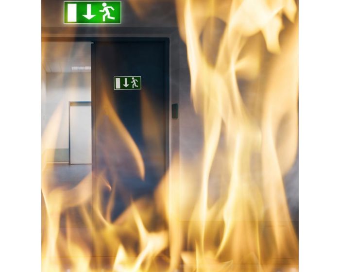 Surface / Wall Mounted FD30 Fire Rated Sliding Door Track System With