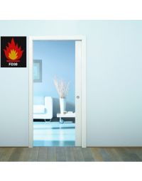 Eclisse Fire Rated Sliding Pocket Door System - Single Fire Door FD30 Kit - To Suit 100mm Wall Thickness