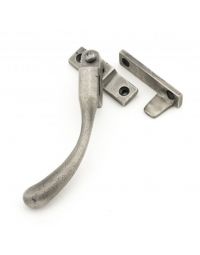 Peardrop Pattern Locking Night Vent Handle - Window Fastener - Left & Right Hand - Antique Pewter