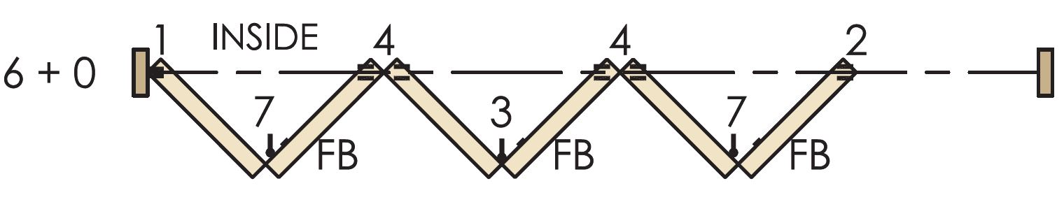 6 + 0 Bi-Folding Door Kit For Outward Opening Doors