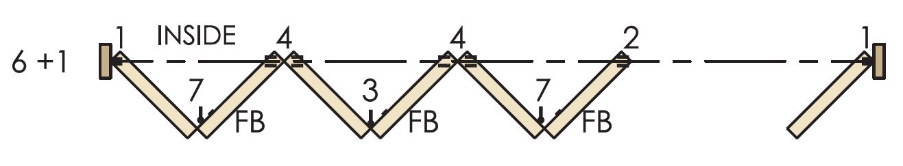 Brio Weatherfold 4s 100kg - 6 + 1 System For Outward Opening External Bi-Folding Doors