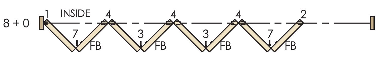 Brio Weatherfold 4s 100kg - 8 + 0 System For Outward Opening External Bi-Folding Doors
