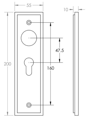 Large-Rectangular-Euro-Profile-Lock-Backplate-Diagram