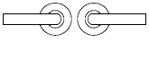 Diagram showing levers handle only for non-locking doors