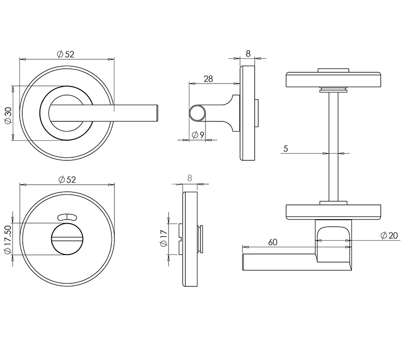 Accessible-Bathroom-Turn-&-Release-Set-With-Large-Turn-Red-&-White-Indicator-Diagram