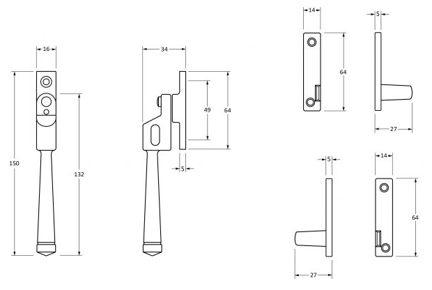 Avon-Pattern-Locking-Night-Vent-Handle-Window-Fastener-Reversible-Diagram