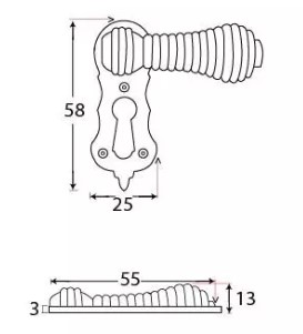 Beehive-Covered-Escutcheon-Face-Fixed-Diagram
