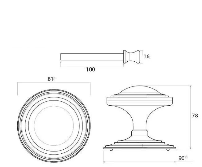 Blacksmith-Art-Deco-Centre-Door-Knob