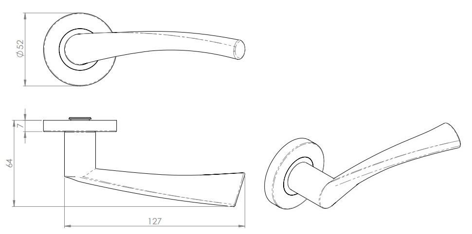 Breeze-Lever-Handle-On-Concealed-Fix-Round-Rose-Diagram