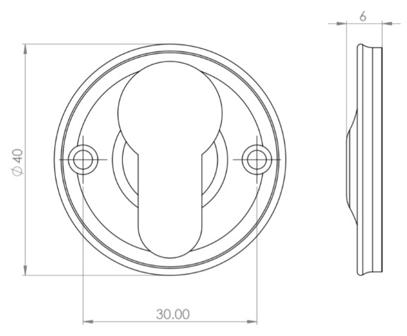 Classic-Pattern-Face-Fix-Euro-Profile-Escutcheon-40m-x-6mm-Diagram
