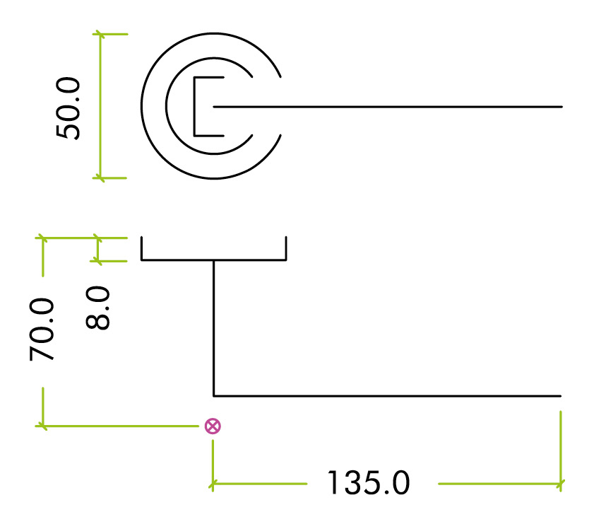 Cosmo-Round-Rose-Lever-Handles-Diagram