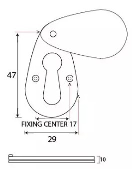 Covered-Escutcheon-Face-Fixed-Diagram