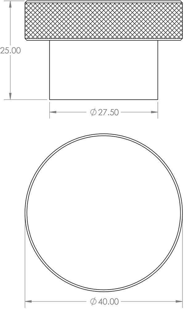 Diamond-Knurled-Circular-Cupboard-Knob-2-Diagram