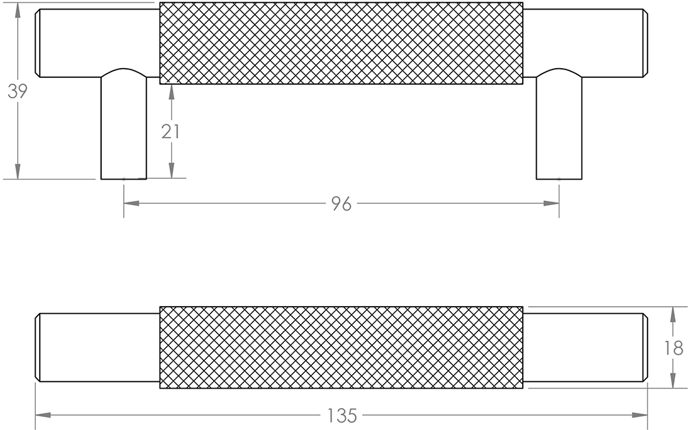 Diamond-Knurled-Grip-T-Bar-Cabinet-Handle-Diagram