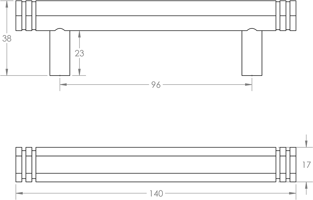 Hexagonal-Stepped-Detail-T-Bar-Cabinet-Handle-Diagram