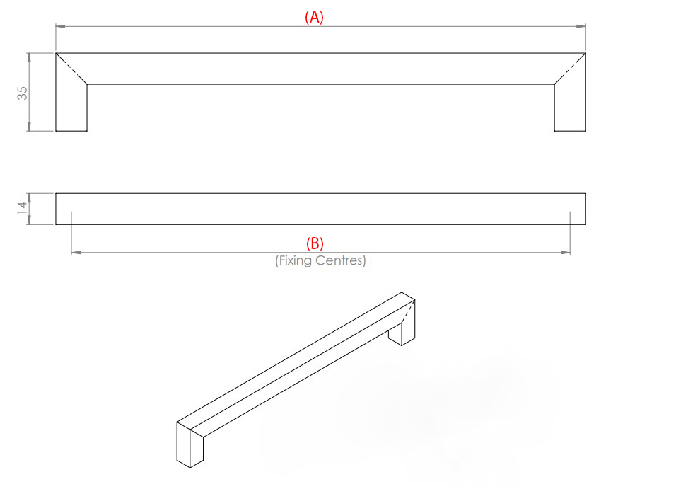Linear-Rectangular-Bolt-Through-Fixing-Pull-Handle-Diagram