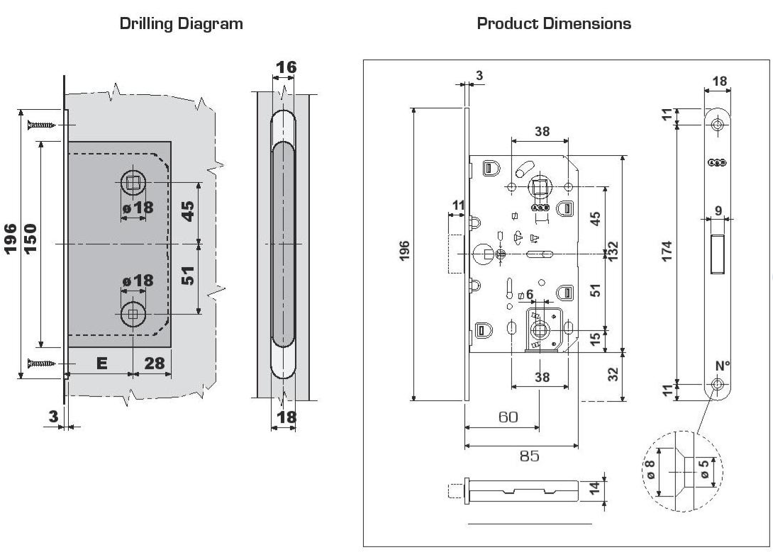 Magnetic-Mortice-Bathroom-Sash-Lock