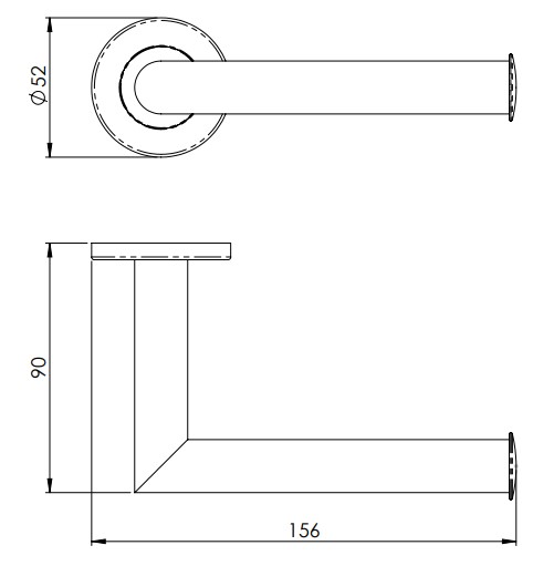 Mitred-Round-Bar-Toilet-Roll-Holder-Concealed-Fix-Roses-Diagram