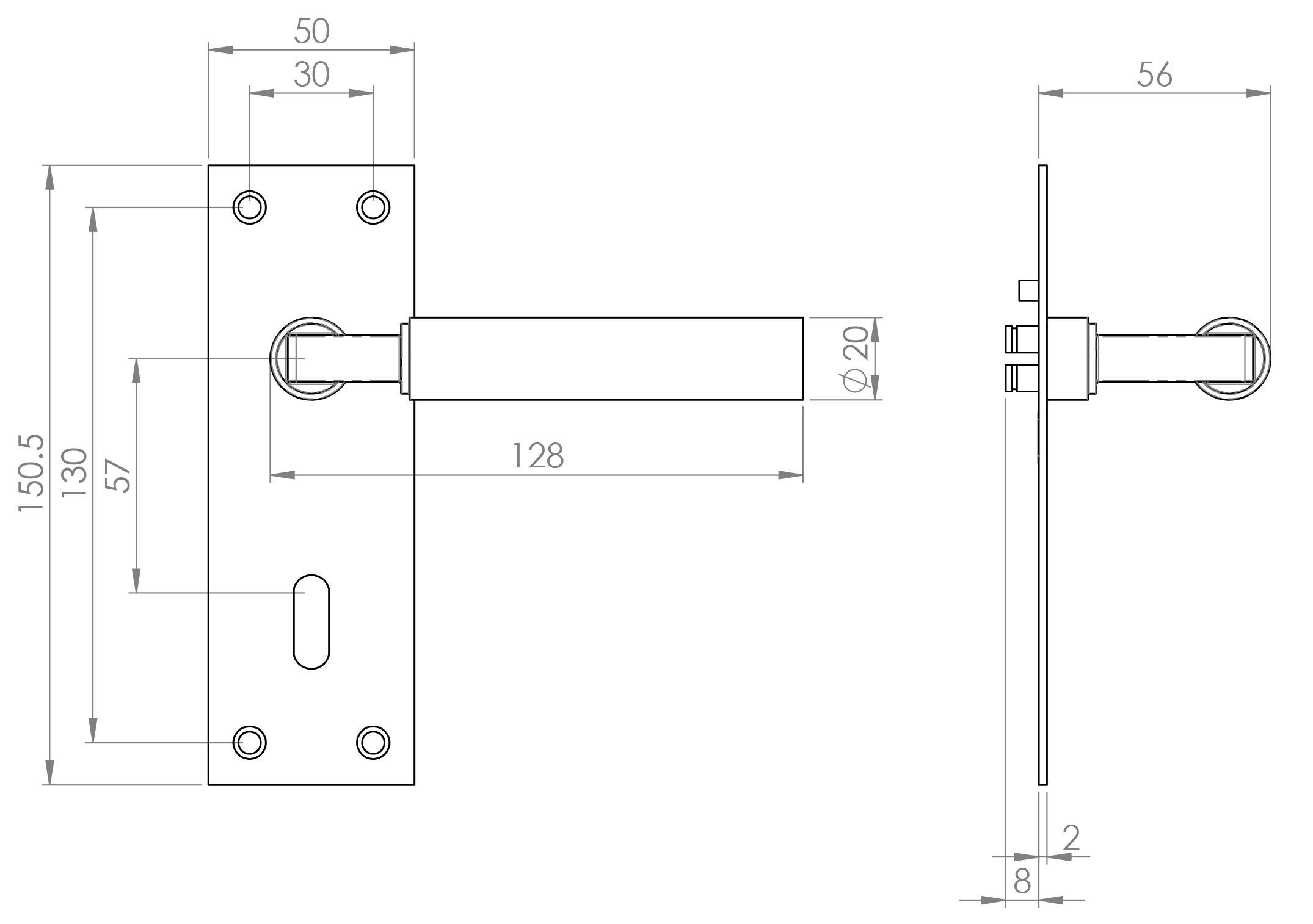 Tubular Lever Door Handles Lock Tubular Lever Door Handles Lock