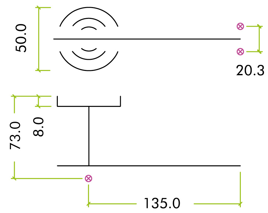 Orta-Knurled-Round-Rose-Lever-Handles-Diagram